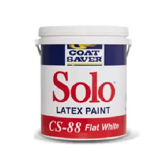 Coatsaver Solo Flat Latex White 1L (CS-88)