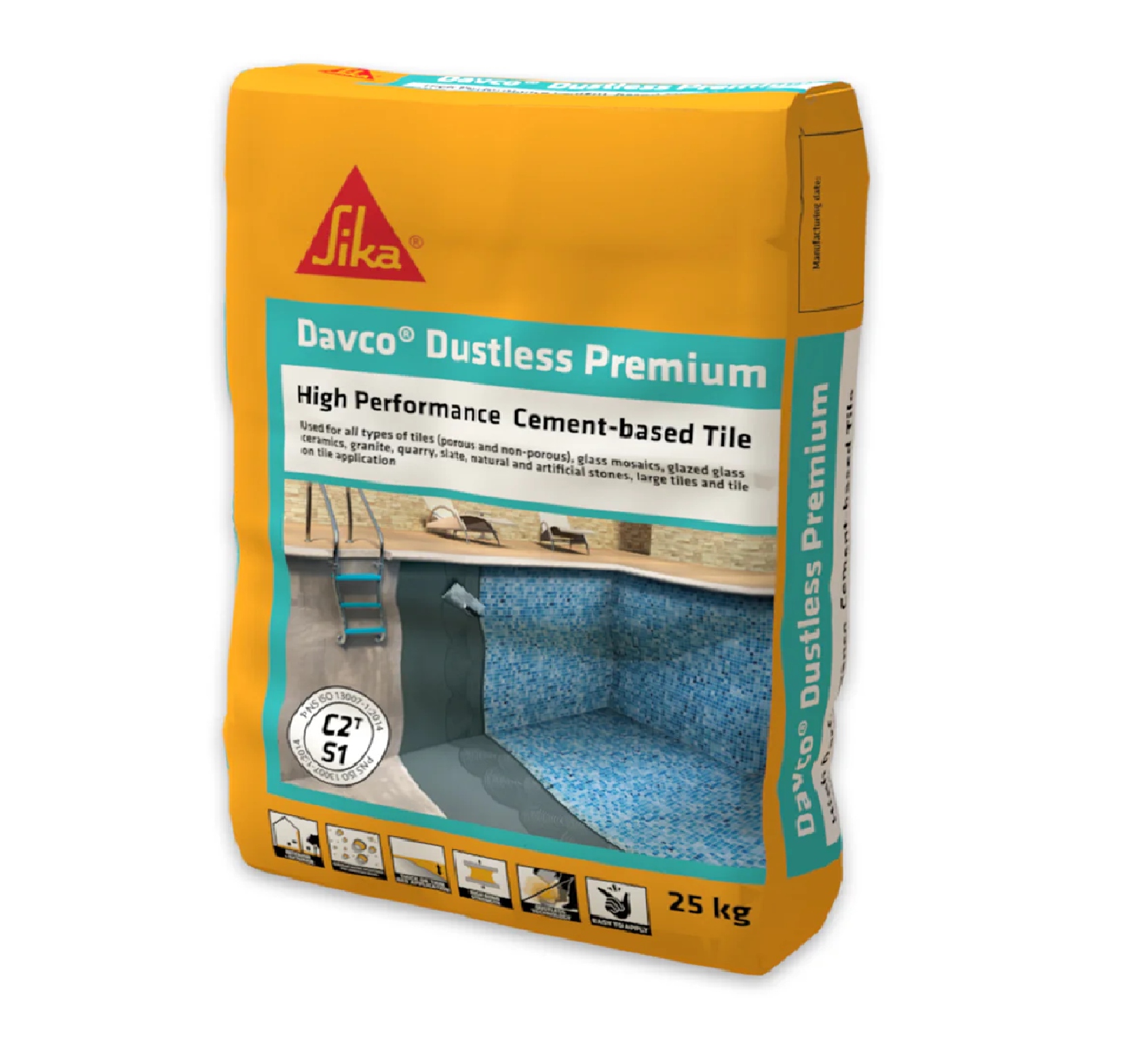 Davco Dustless Premium Tile Adhesive 25kg