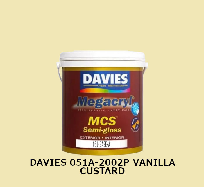 DAVIES 051A-2002P VANILLA CUSTARD