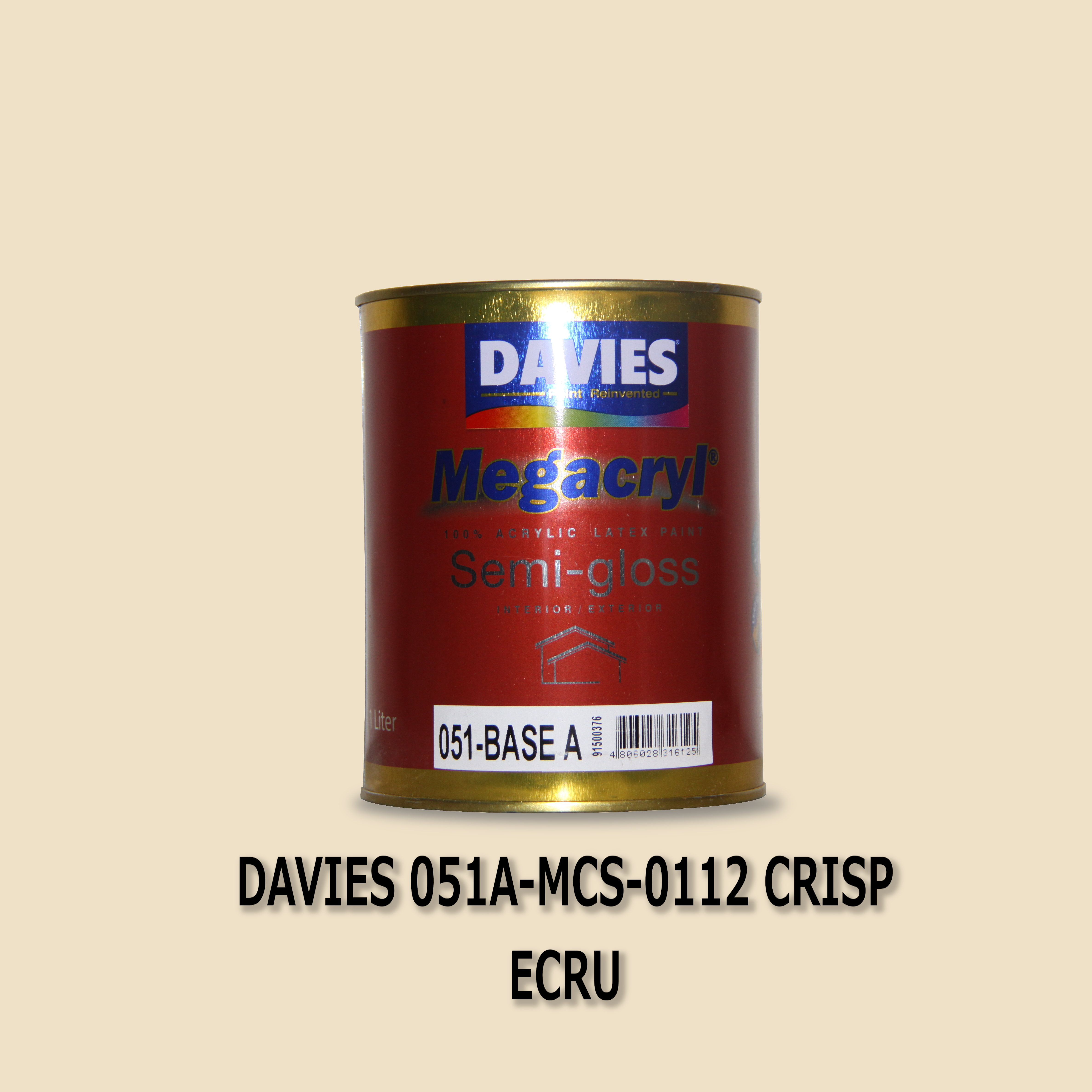 DAVIES 051A-MCS-0112 CRISP ECRU