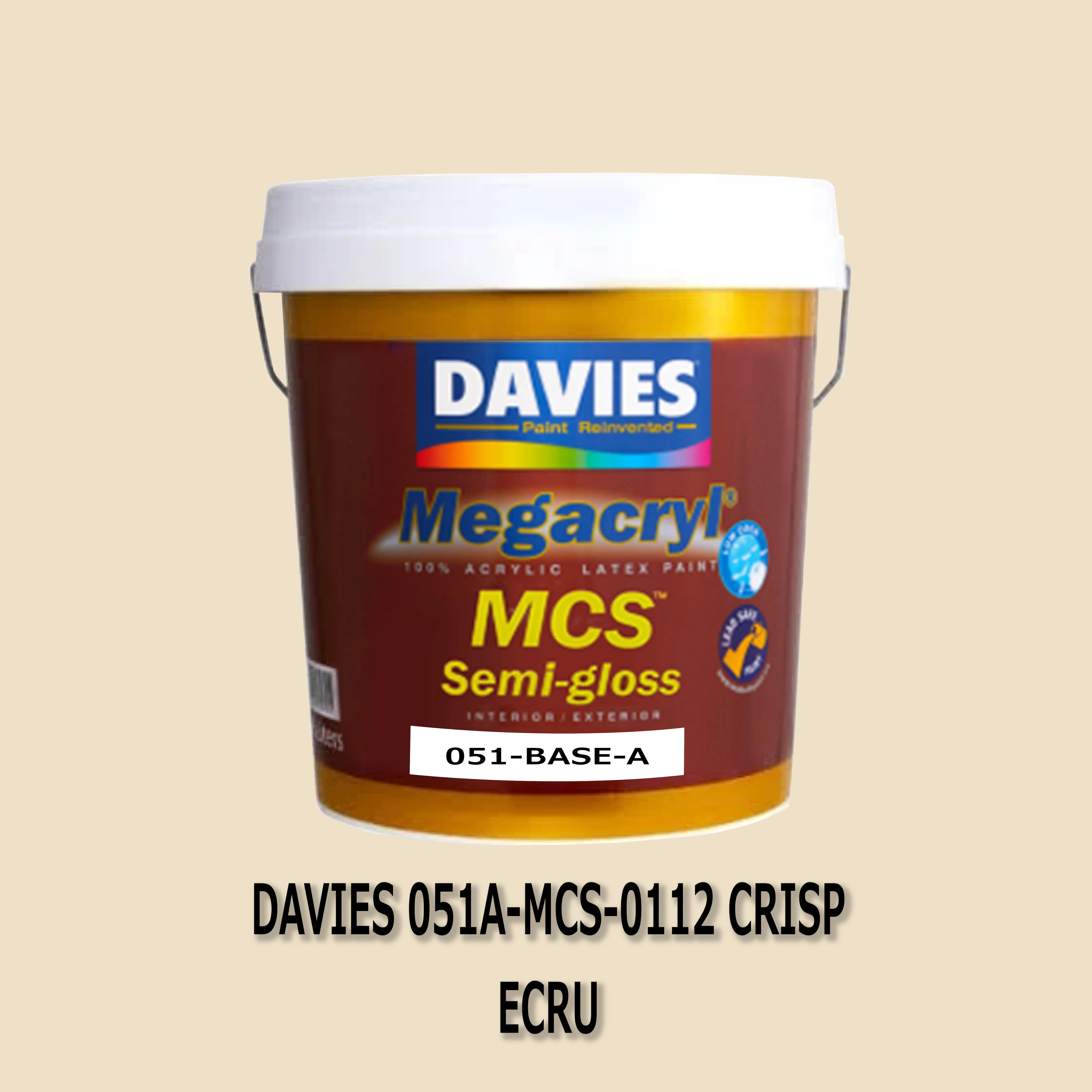 DAVIES 051A-MCS-0112 CRISP ECRU