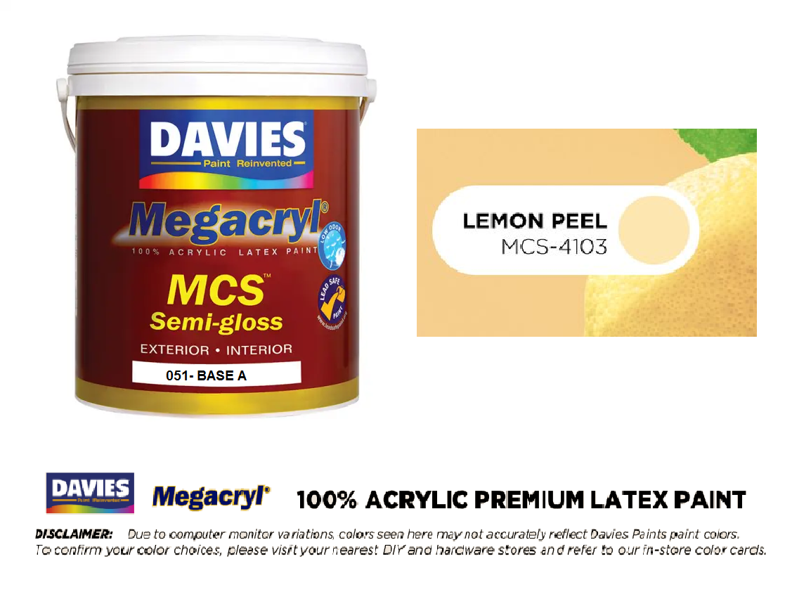 DAVIES 051A-MCS-4103 LEMON PEEL