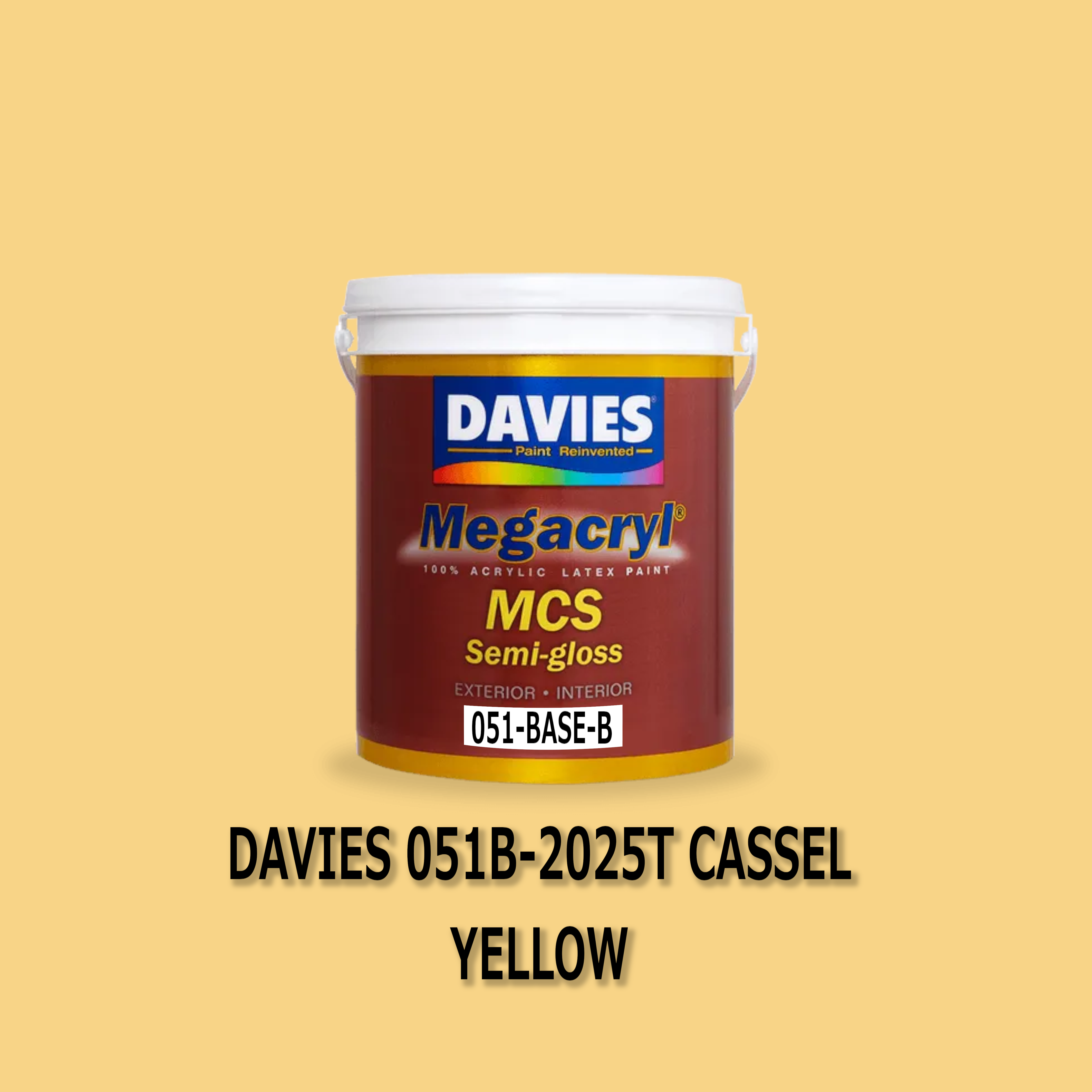 DAVIES 051B-2025T CASSEL YELLOW