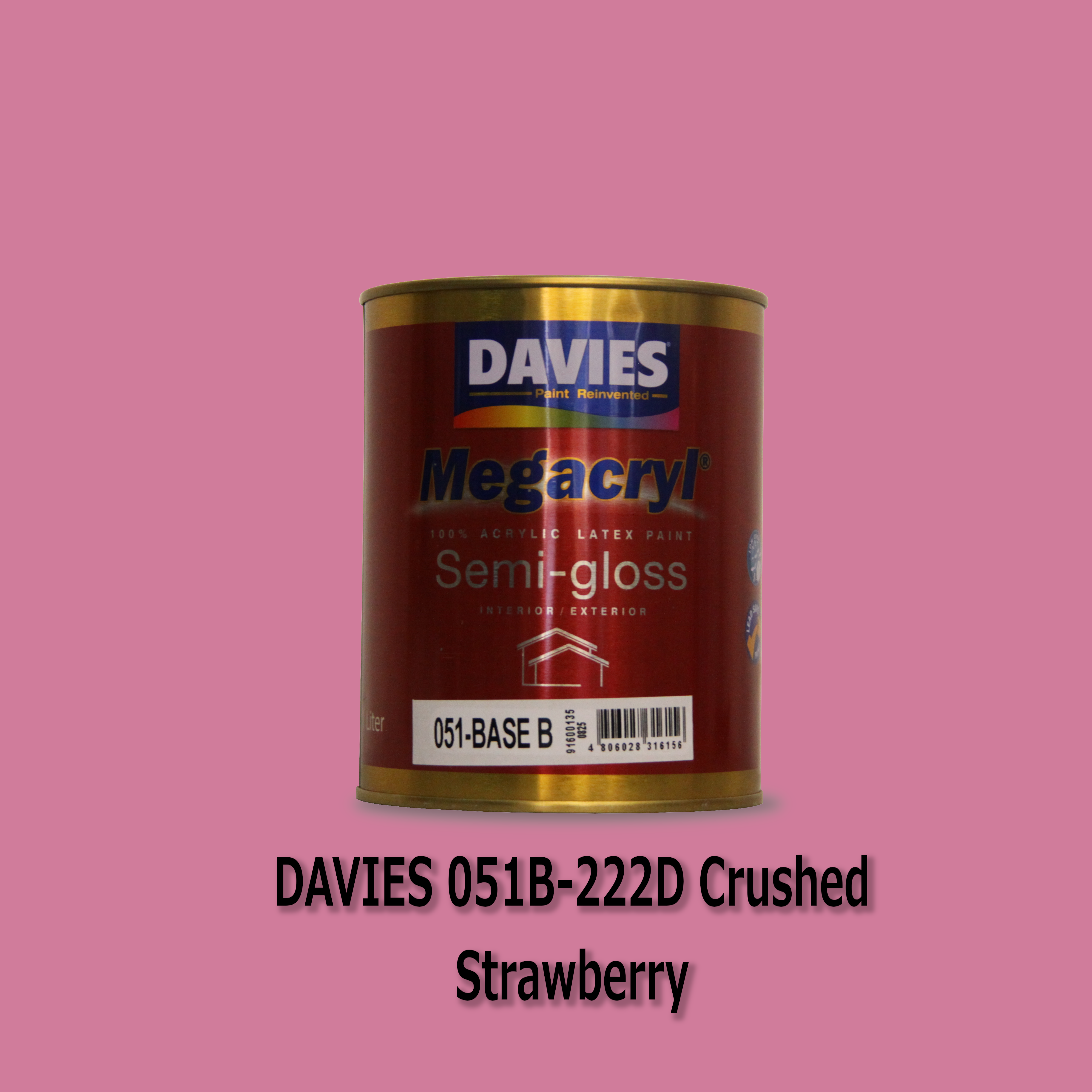 DAVIES 051B-222D Crushed Strawberry