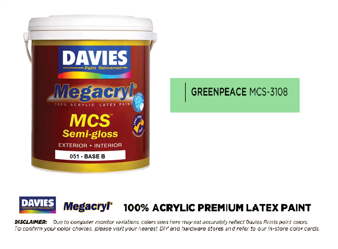 DAVIES 051B-MCS-3108 GREEN PEACE