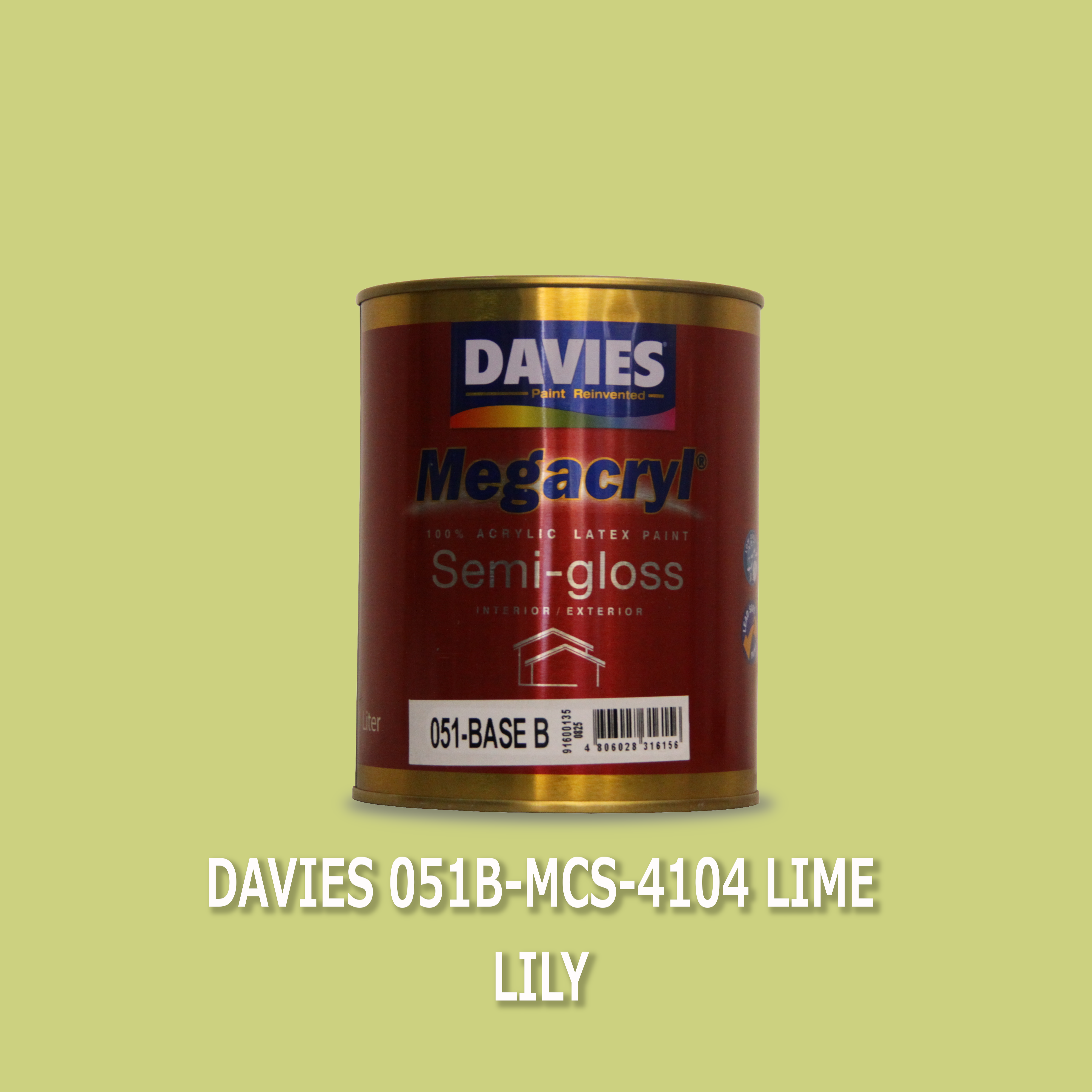 DAVIES 051B-MCS-4104 LIME LILY