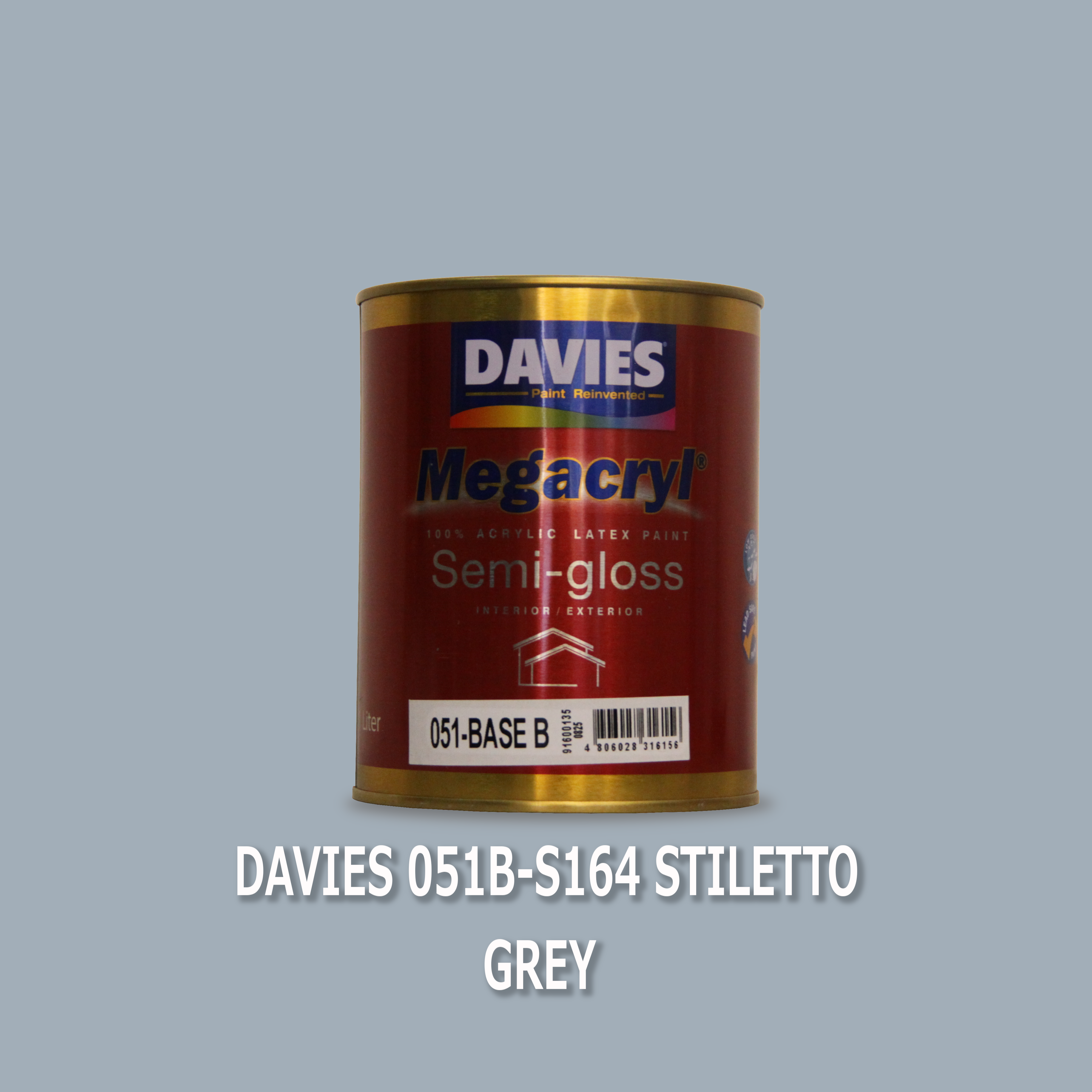 DAVIES 051B-S164 STILETTO GREY 