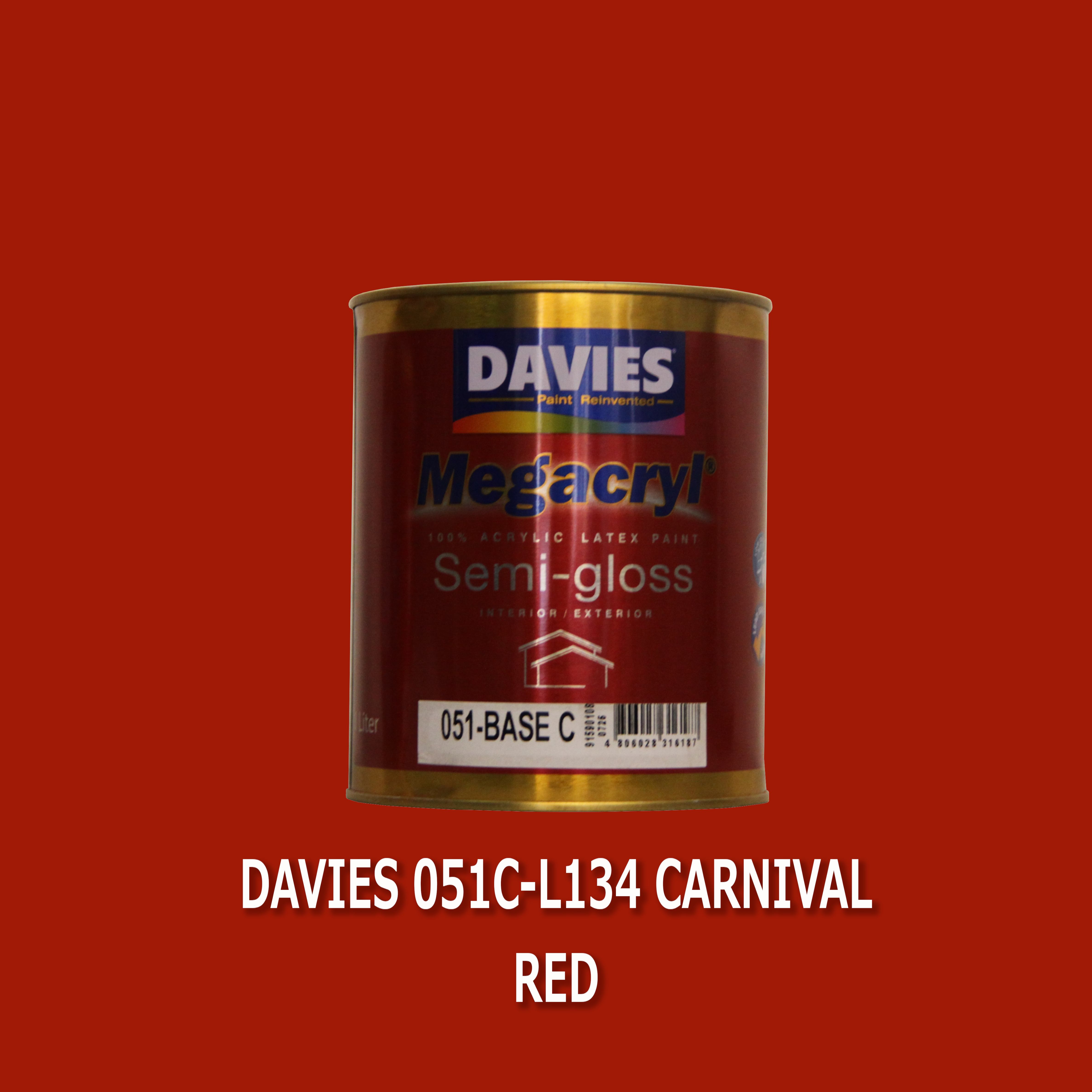 DAVIES 051C-L134 CARNIVAL RED