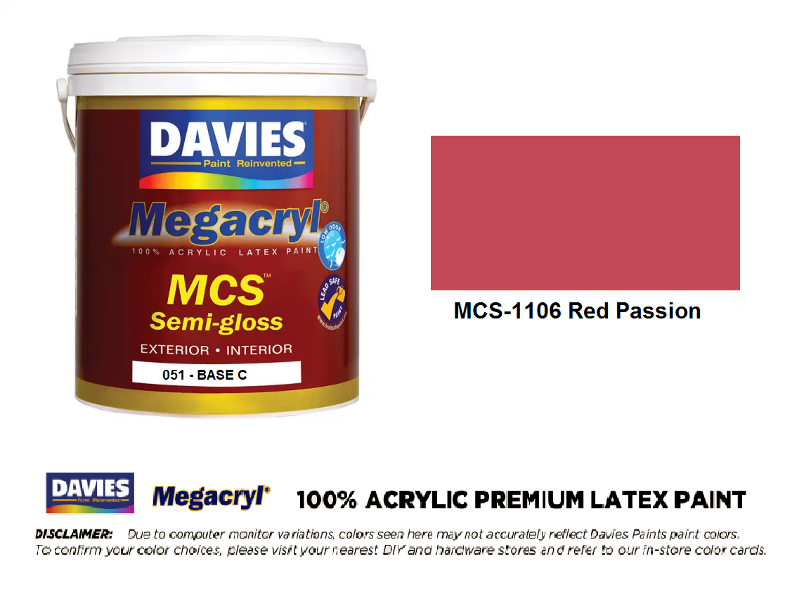 DAVIES 051C-MCS-1106 RED PASSION