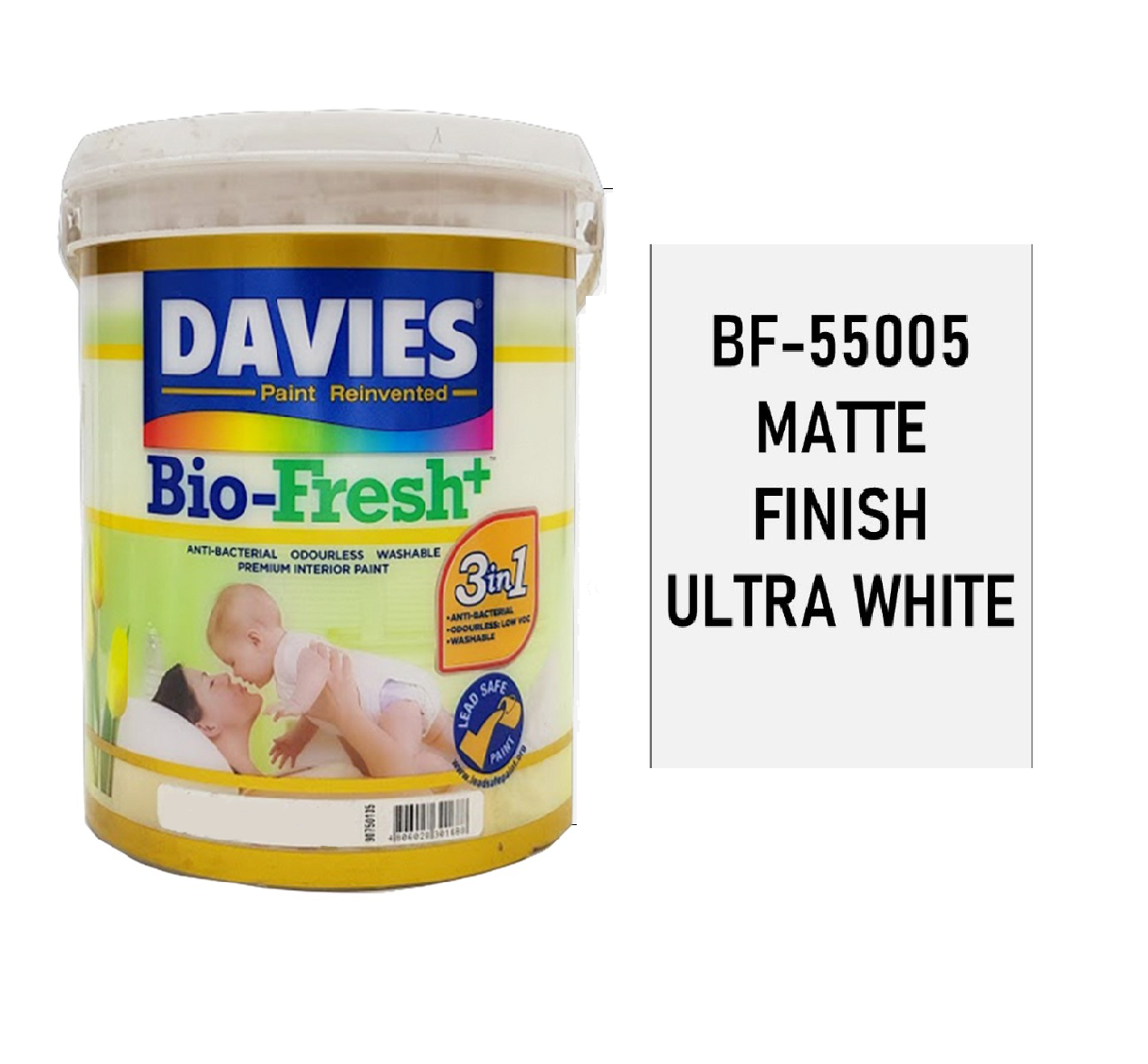 Davies BF-55005 Matte Ultra White Gal