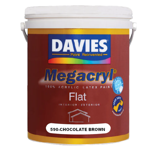 Davies Meg Flat Latex  Cho.Brown (590-4L)