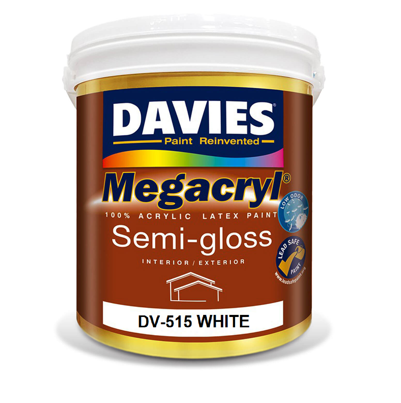 Davies Meg SGloss Latex Wht (515-1L)