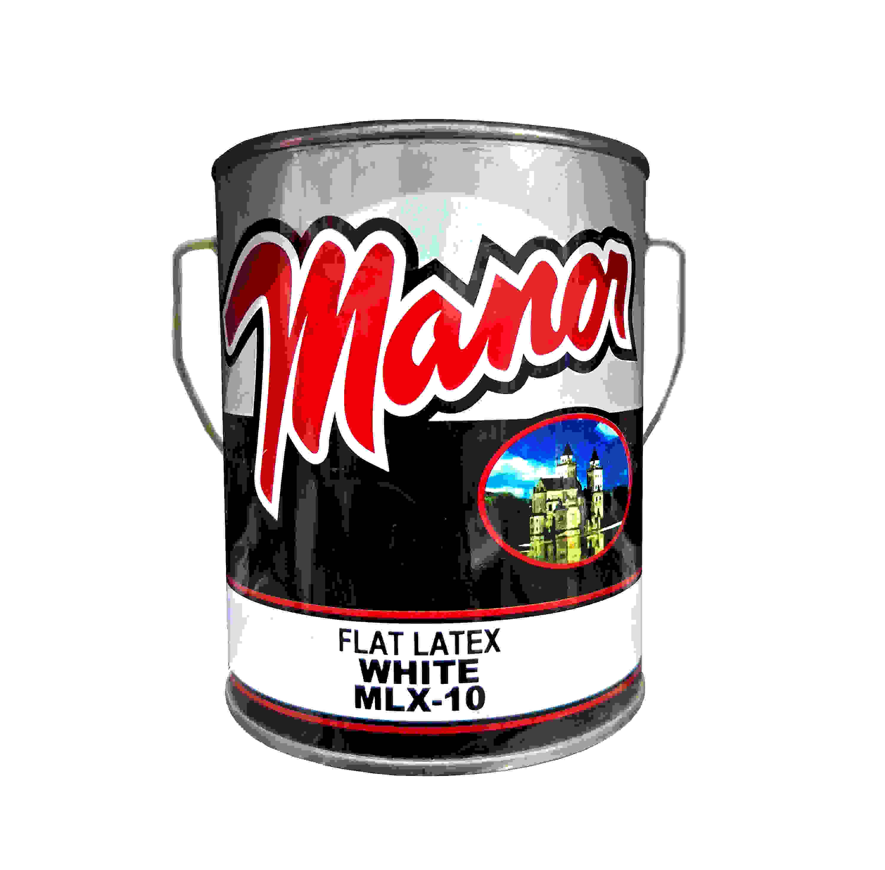 Manor Flat Latex White 4/1 (MLX-10-4L)