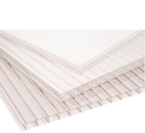 Sunlite Twinwall 5.5mm x 4ft x 8ft Clear