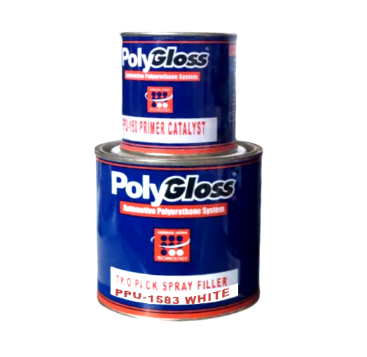 Polygloss PPU-1583 2-Pack S-Filler White w/cat