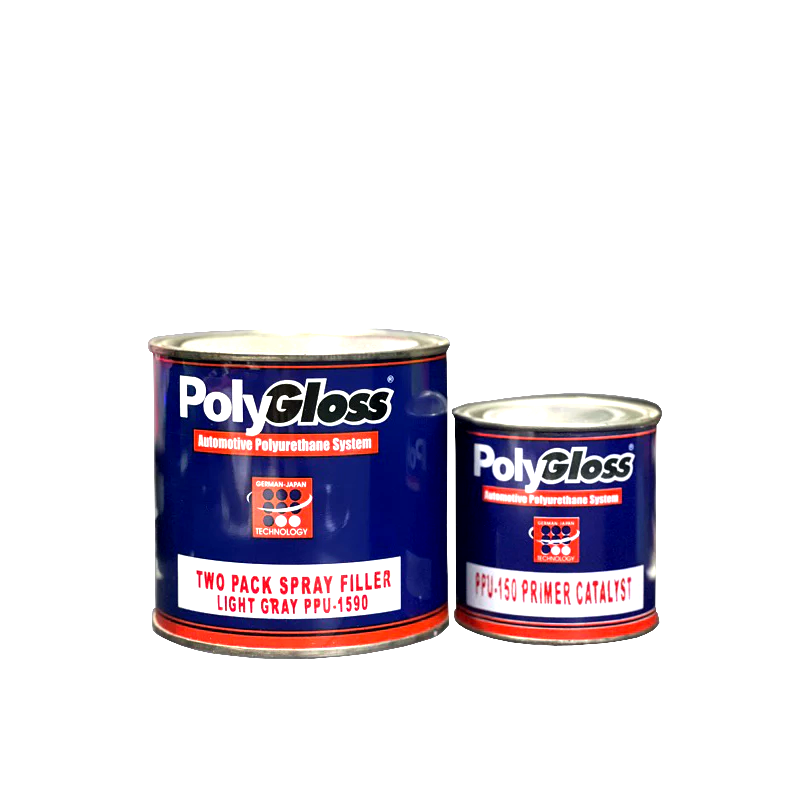Polygloss PPU-1590 2-Pack S-Filler Light Gray Qrt