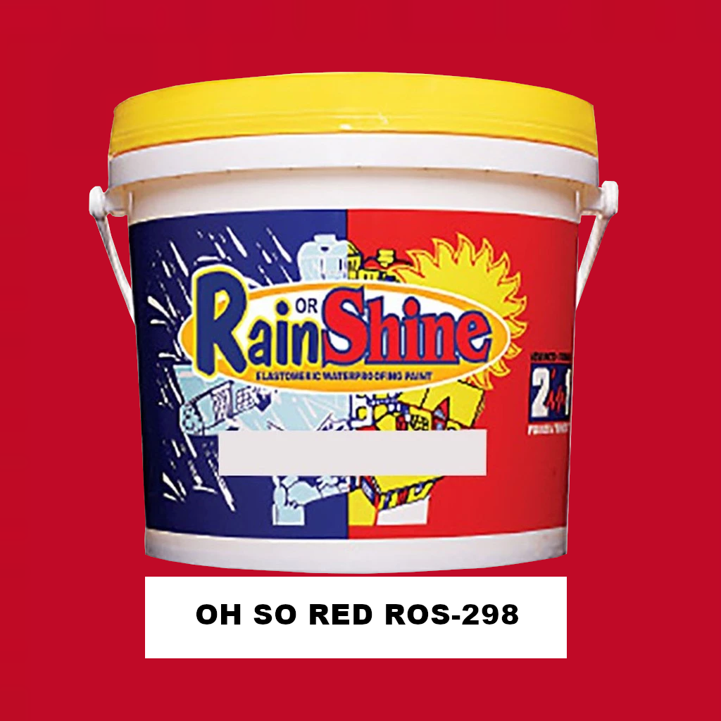 Rain Or Shine Oh So Red