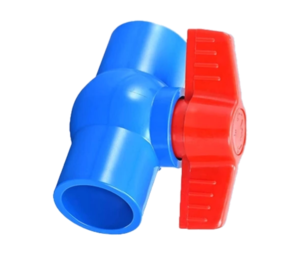 Poly Blue Ball Valve 1 1/4 Plain