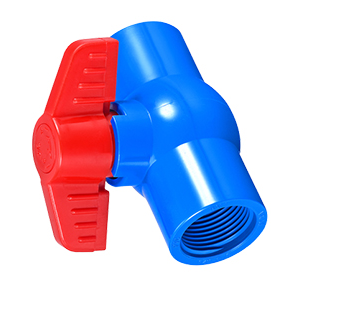 Poly Blue Ball Valve 1/2 TH