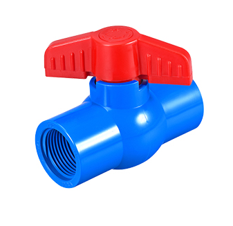 Poly Blue Ball Valve 3/4 TH