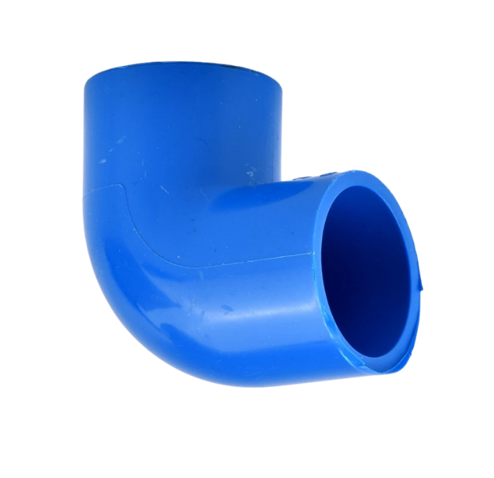 Poly Blue Elbow 1 1/2 Plain