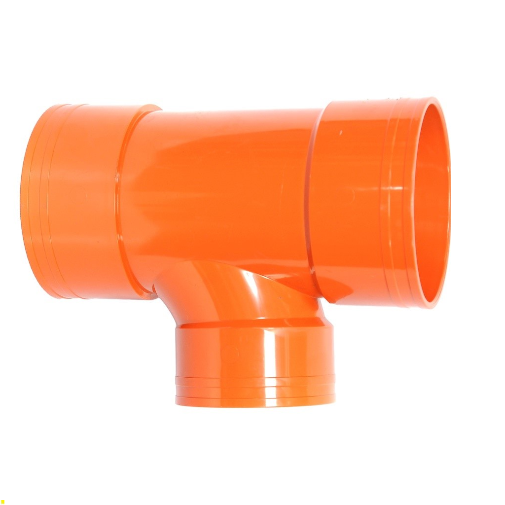 Star/United Pvc Tee Red 3x2 S500