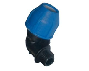 Techno PE Male Bend 1/2