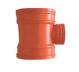 Techno PVC Tee Red 3x2 S500