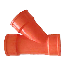 Techno PVC Wye Red 3x2 S500