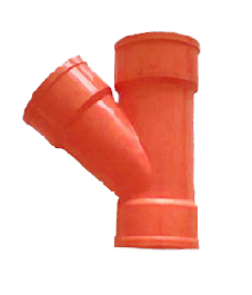 Techno PVC Wye Red 4x2 S500