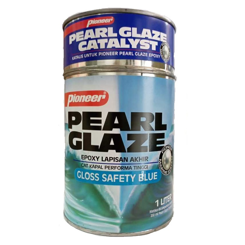 Pioneer Pearl Glaze Satin Safety Blue 1L