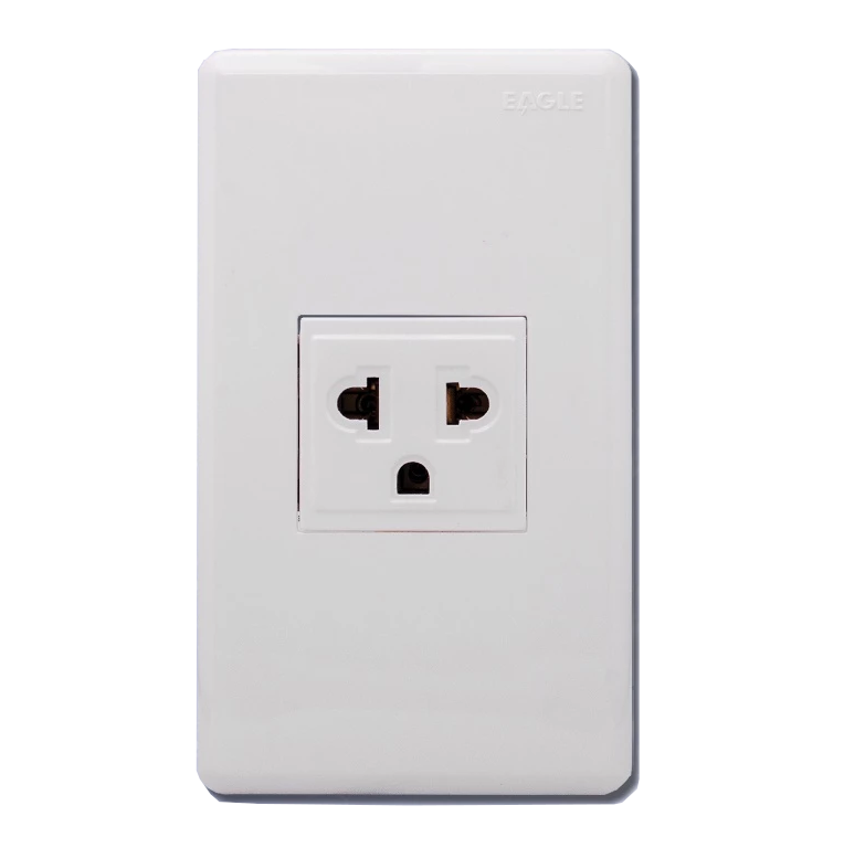 Eagle 1 Gang Outlet w/o Plate CAT NO. 211
