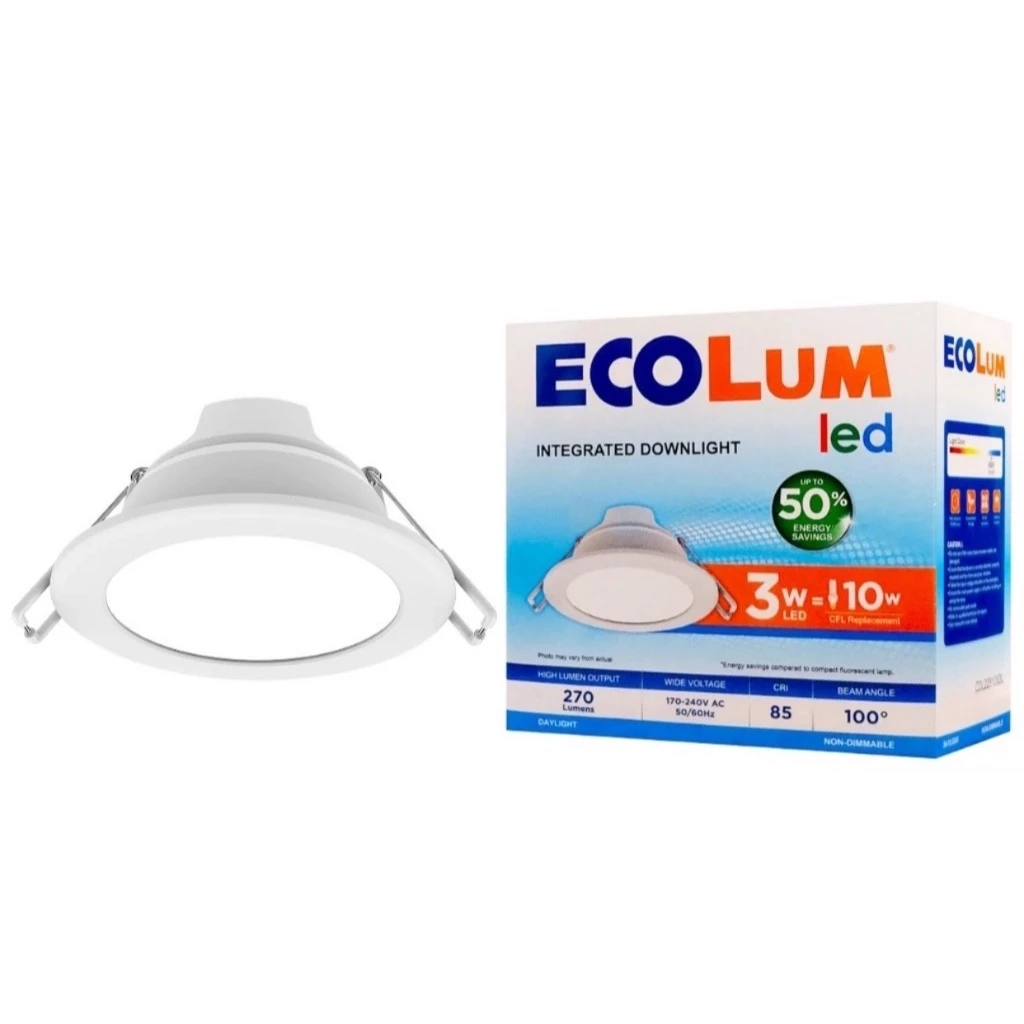 Ecolum CDL2212DL Led DL 12w Rnd Surf 6.6