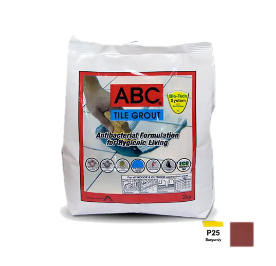 ABC P-25 Tile Grout Burgundy