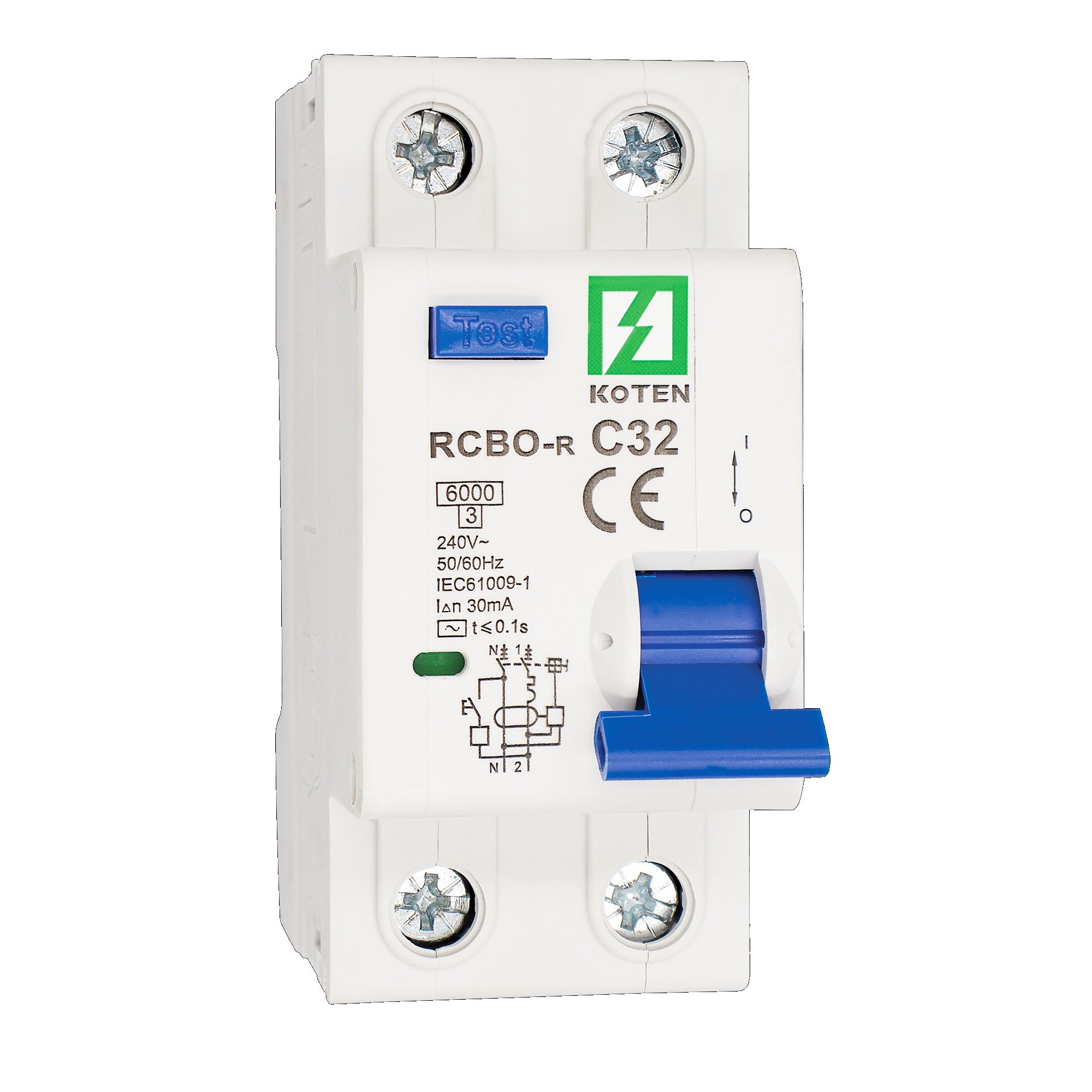 Koten Residual Current Breaker Operator 30A