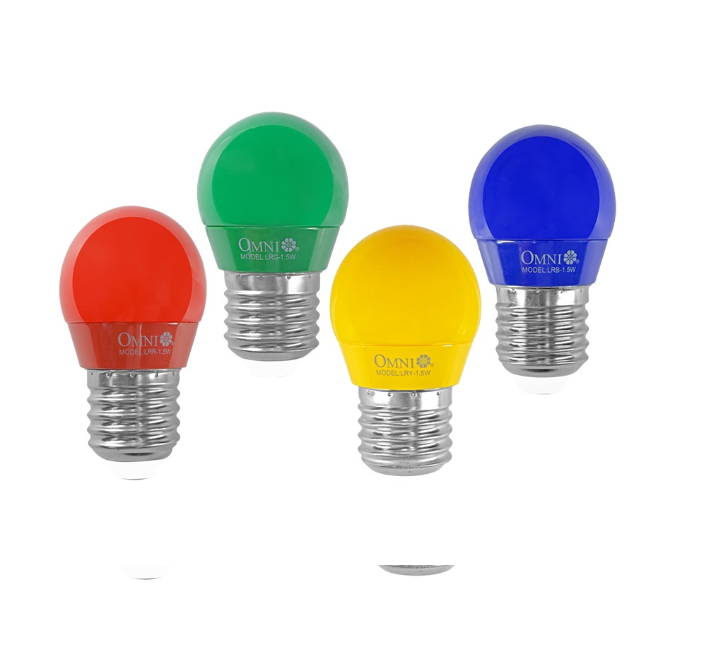 Omni CRG-10W Rnd Bulb E27 10W Grn