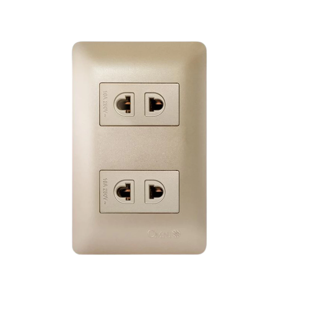 Omni DP2-WU200B 2PC Universal Outlet 16A