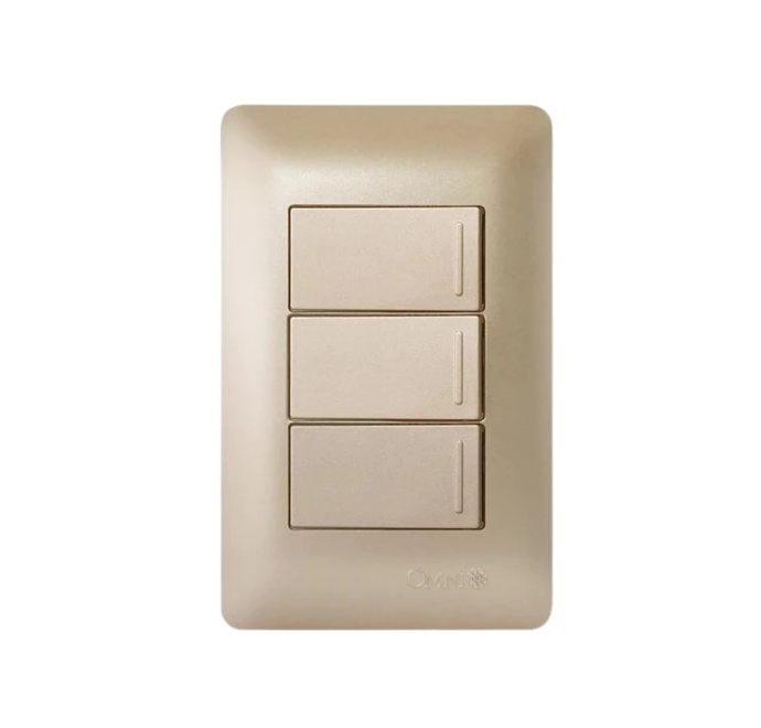 Omni DP3-S213B 3PC-1Way Switch 16A