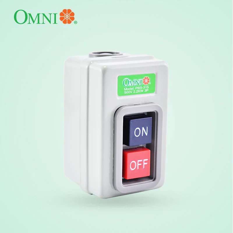 Omni PBS-315-PK Push Btn Switch 15A