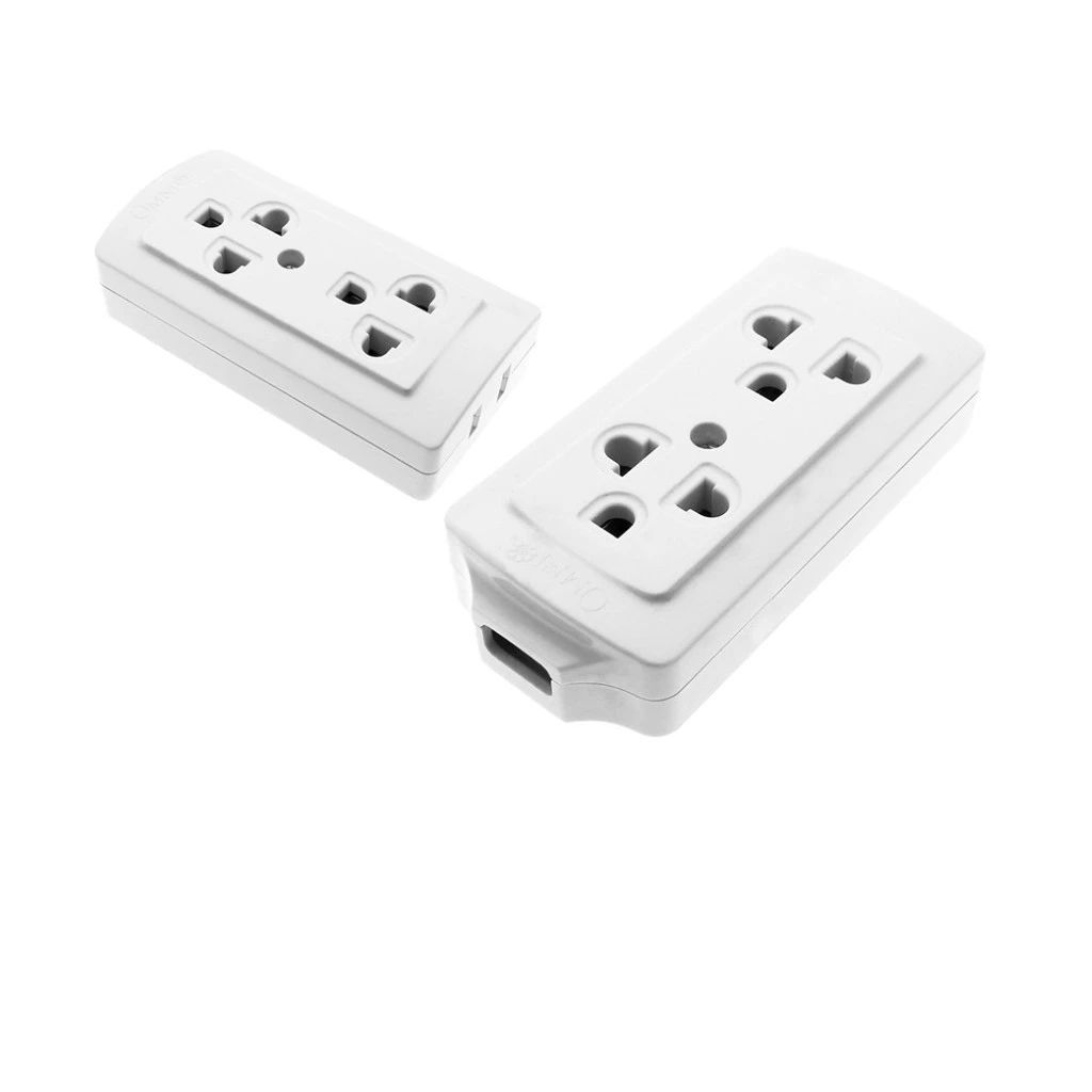 Omni WSG-002 Surface Convenience Outlet with Ground 2Gang