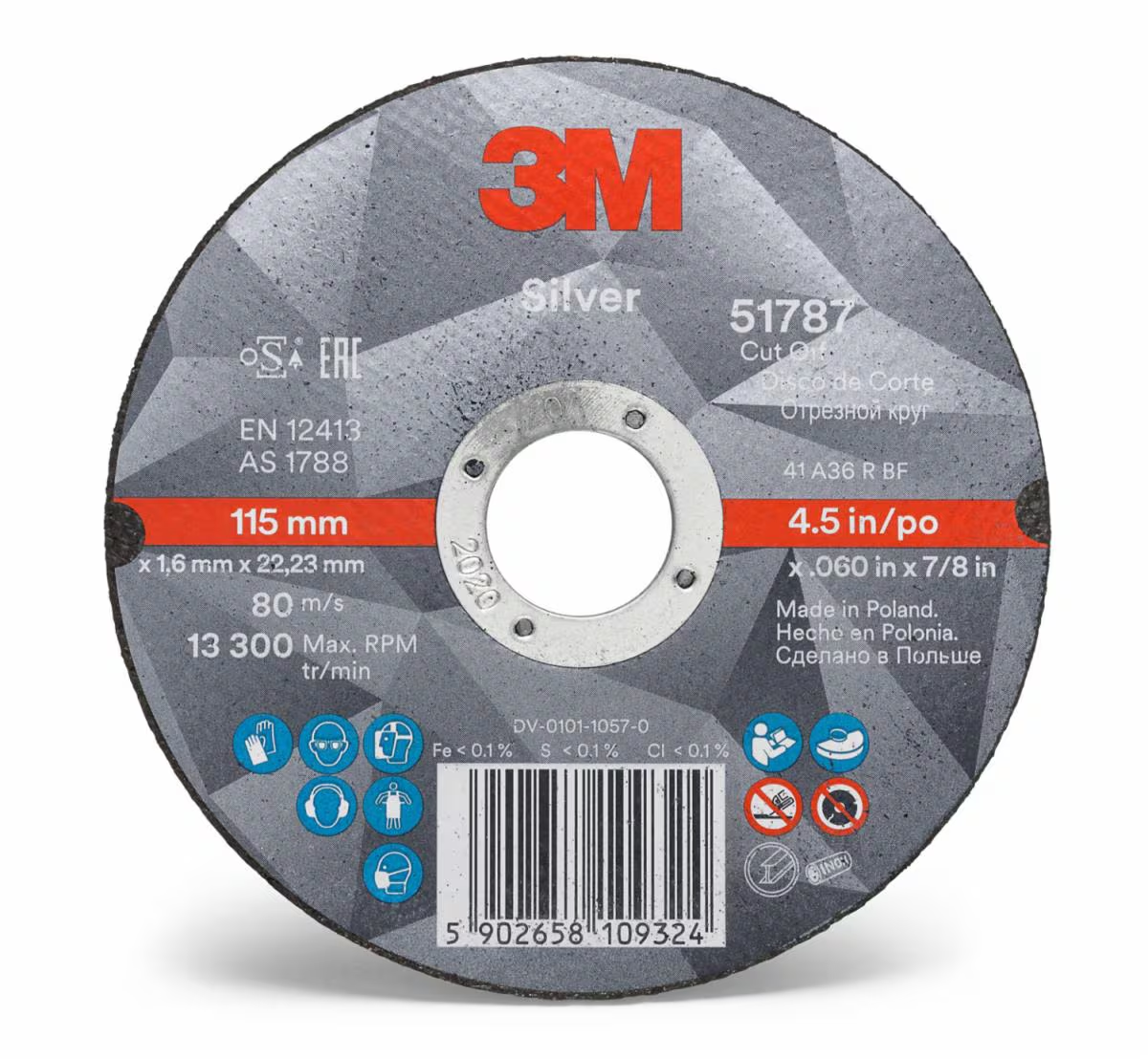 3m Cutting Disc 4 for Silver