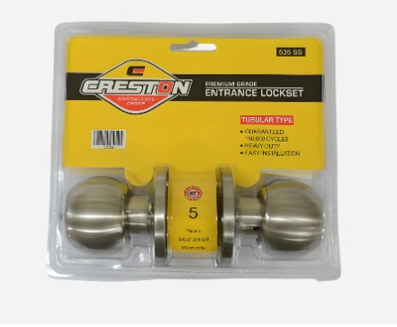 Creston 591SS Ent. Lockset Tubular
