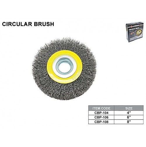 Creston CBP-104 Circular Wire Brush 4