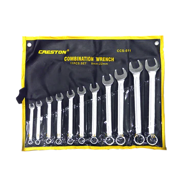 Creston CCS-511 Comb Wrench 8-22 x11pc