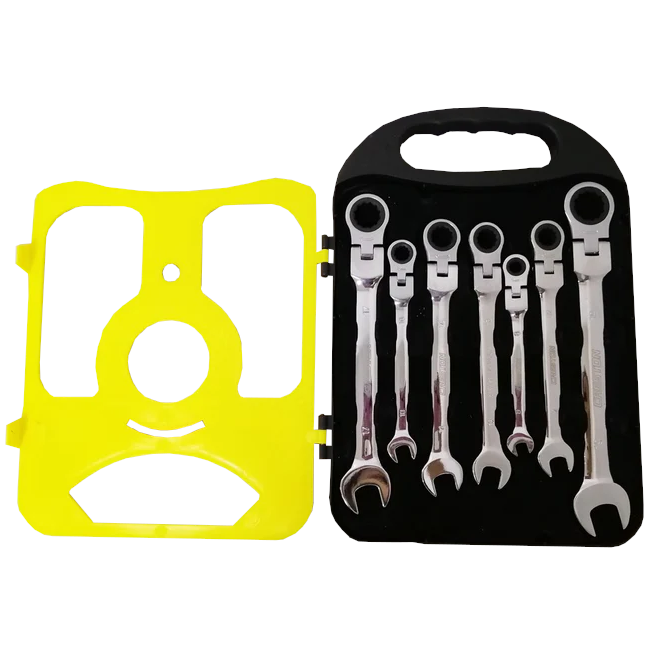 Creston CCS-607 Flex Ratchet Comb Wrench 7pcs