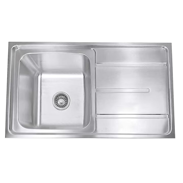 Creston CK-8050L SS Kit. Sink L Drn 31.5x20