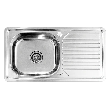 Creston CK-8244L SS Kit. Sink Round L Drain