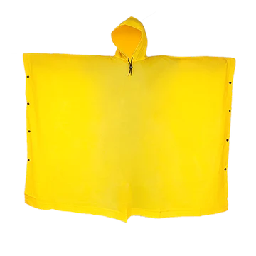Creston FE-8280 PVC Raincoat Yellow Poncho