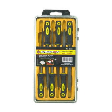 Creston FH-2180 6PC Needle File Set 4x180
