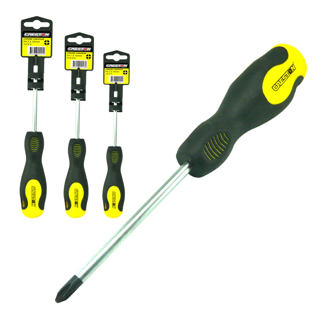 Creston T5X150M Screw Driver TPR Handle (-)3/16x6